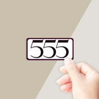 555 Sticker - PleaseNotes - Stickers