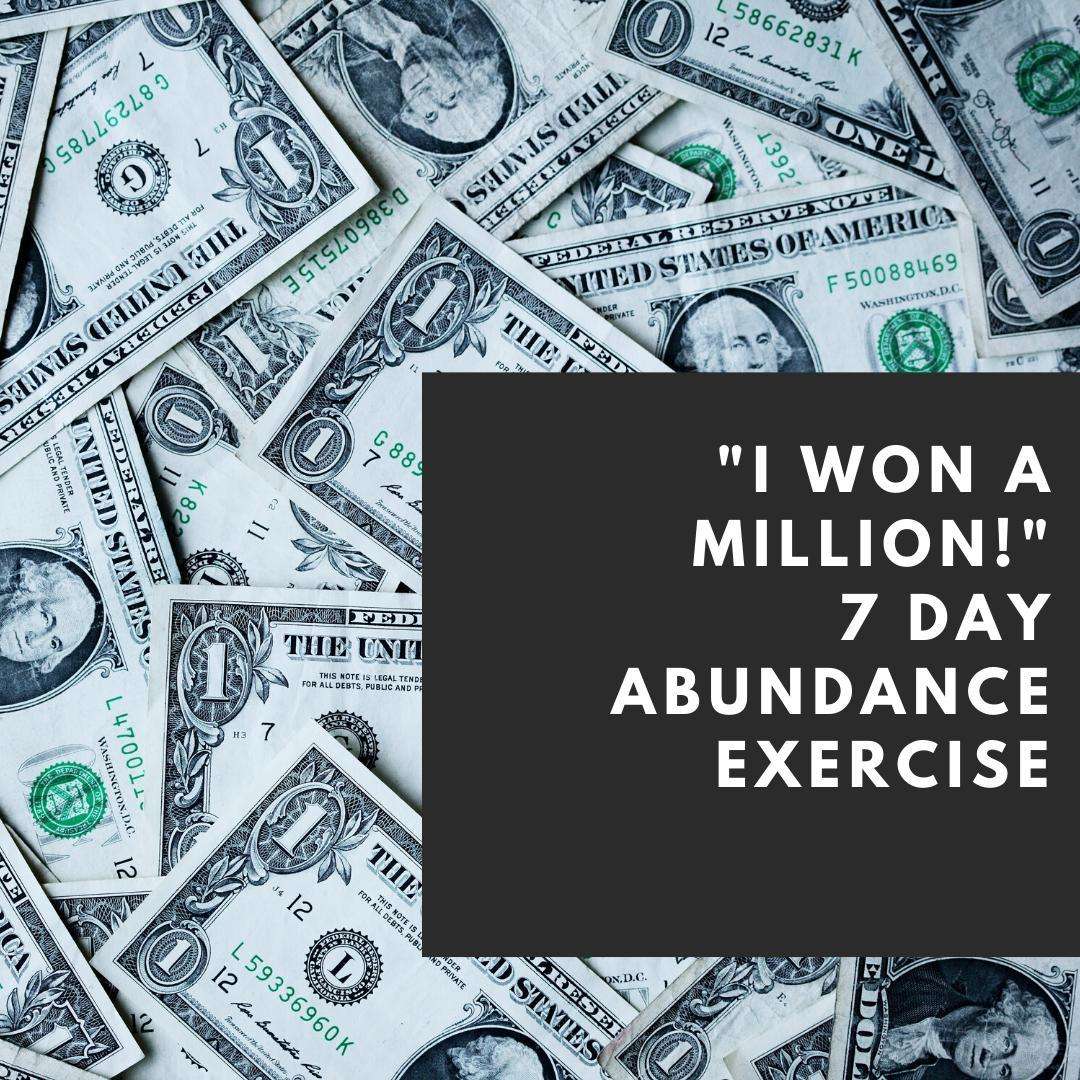 "I Won A Million" 7 Day Abundance Exercise - PleaseNotes-Downloadables