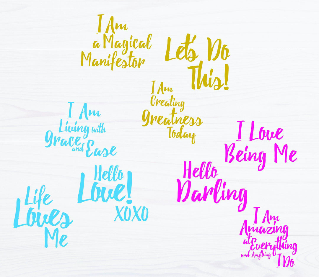 Mirror Mirror <br> Mirror Affirmation Decals - PleaseNotes-Mirror Mirror