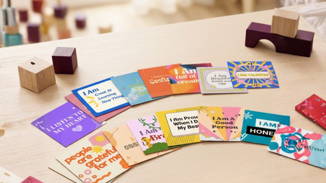 Product Highlight: Building Blocks Kids Affirmation Card Deck by PleaseNotes | Build Confidence and Emotional Awareness From the Start