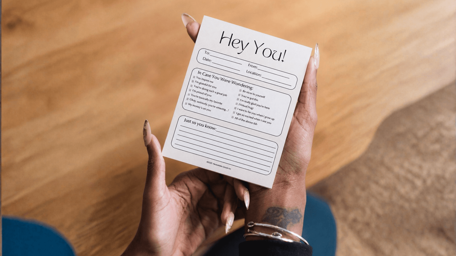 Product Highlight: "Hey You, In Case You Were Wondering" Notepad by PleaseNotes | Tear-and-Share Kindness for Every Day - PleaseNotes