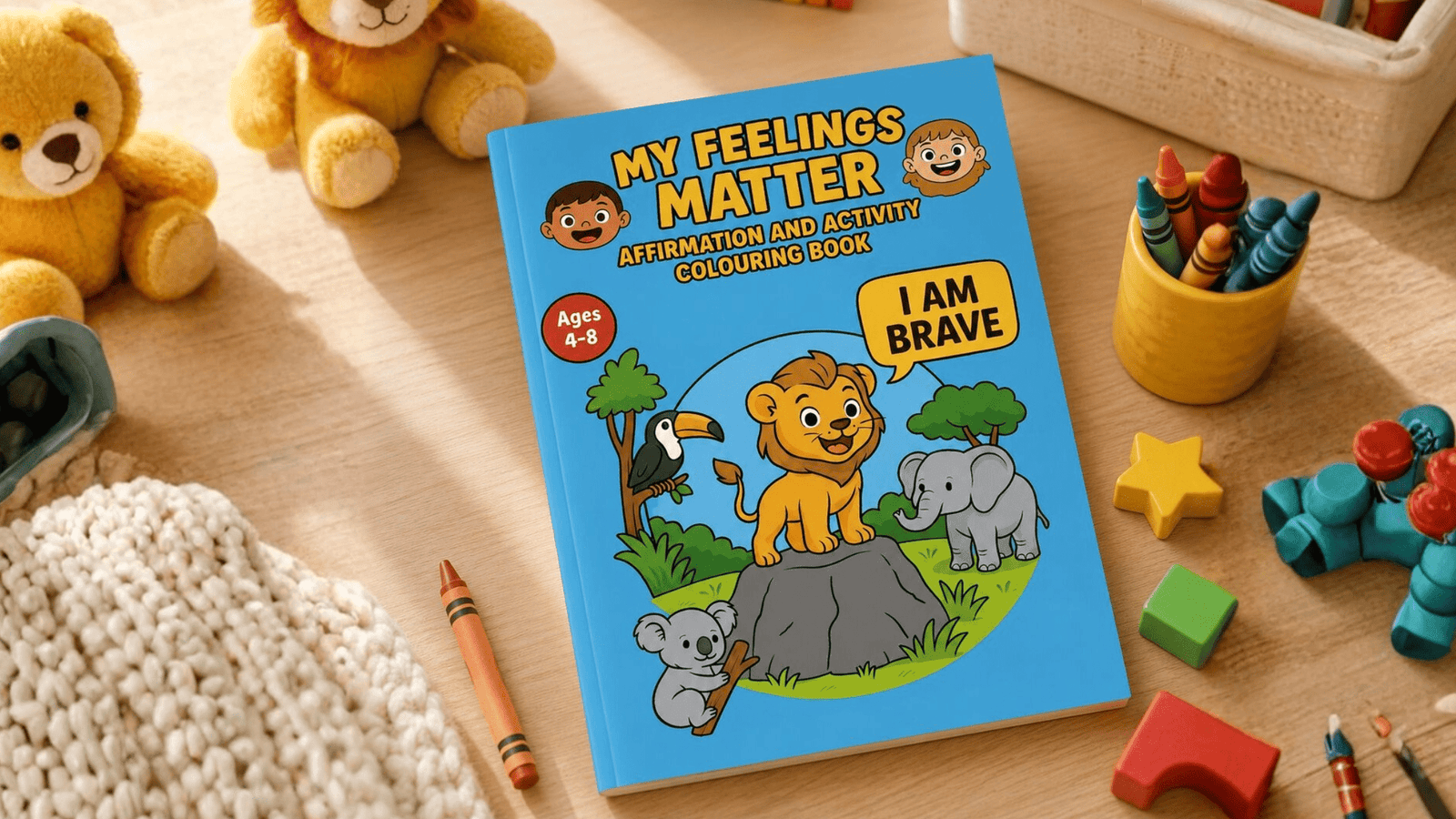 Product Highlight: "My Feelings Matter!" Colouring Book by PleaseNotes | Help Your Child Understand Big Emotions - PleaseNotes