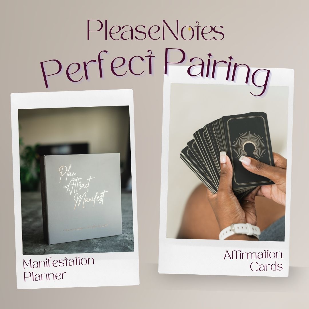 Perfect Pairings: The Affirmation Cards and Manifestation Planner - PleaseNotes