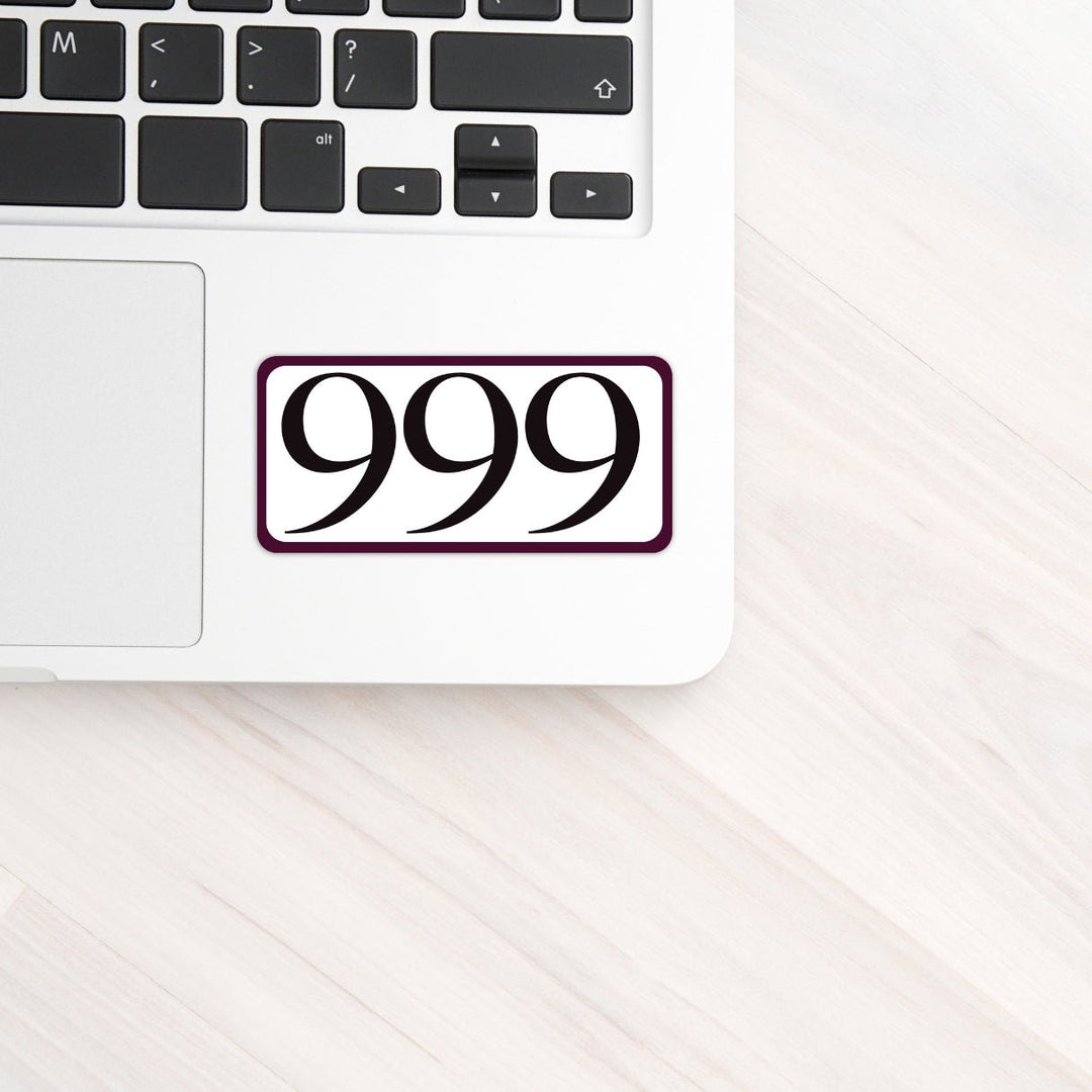 999 Sticker - PleaseNotes - Stickers