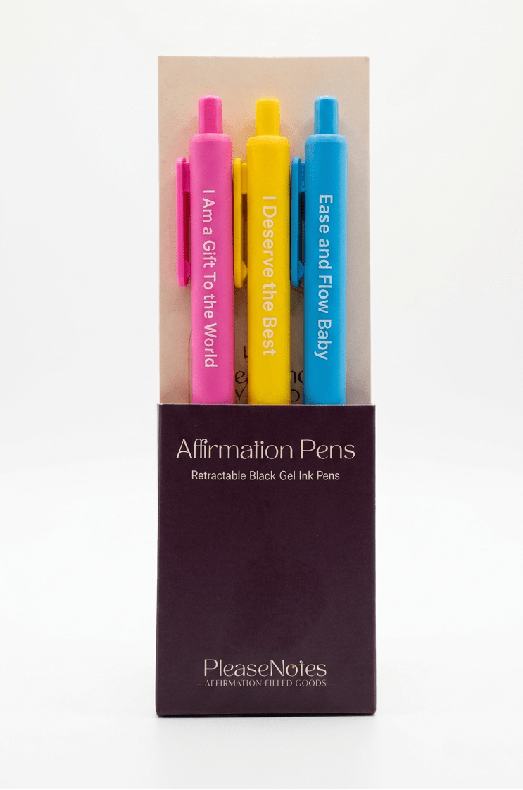 Affirmation Pens for Positive Self - Talk (3 - Pack) - PleaseNotes - Pen