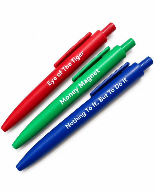 Affirmation Pens for Positive Self - Talk (3 - Pack) - PleaseNotes - Pen