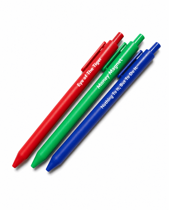 Affirmation Pens for Positive Self - Talk (3 - Pack) - PleaseNotes - Pen