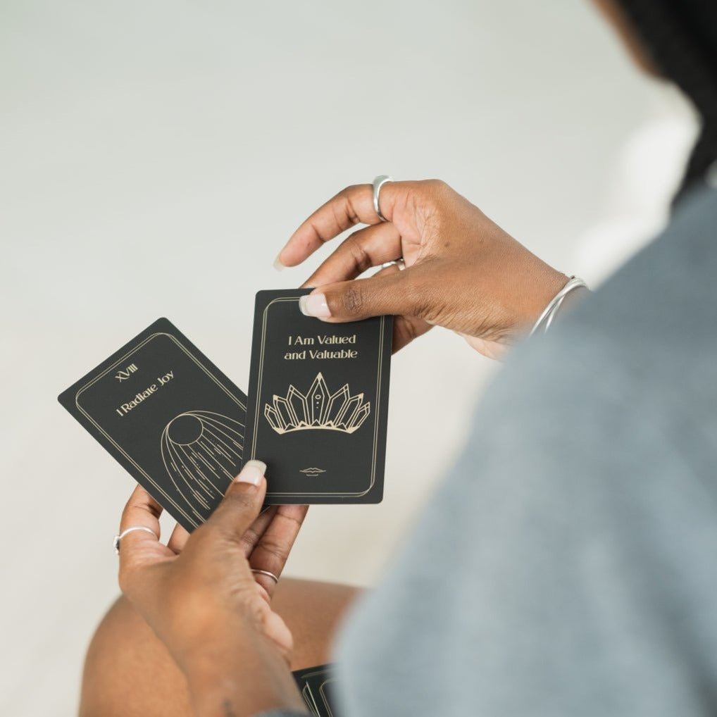 Aligned Guidance Affirmation Cards by PleaseNotes for intuition, journaling, and manifestation practice
