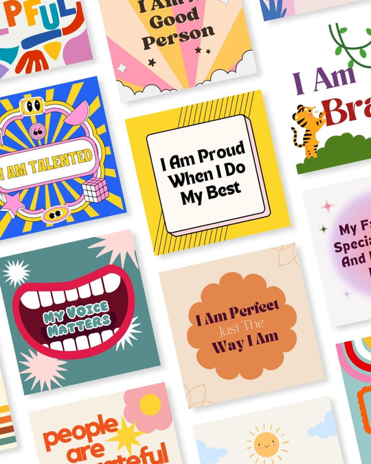 Building Blocks Kids Affirmation Card Deck - PleaseNotes - 