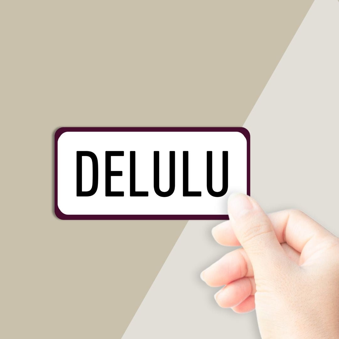 Delulu Sticker - PleaseNotes - Stickers