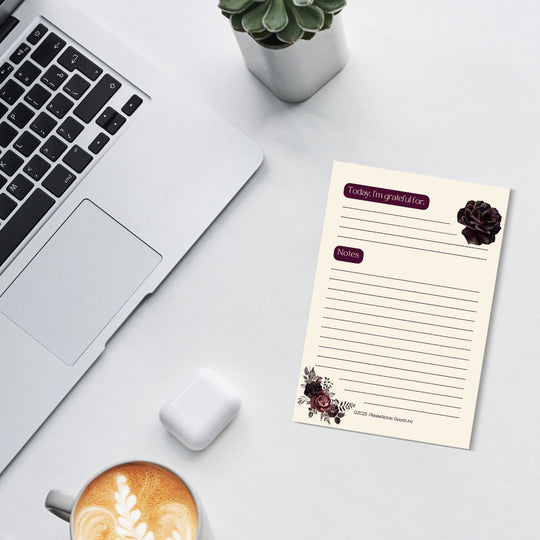 Gratitude But Make It Cute Notepad - PleaseNotes - Notepads
