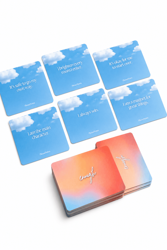 I Am Enough Affirmation Cards for Building Self Trust in Teen Girls - PleaseNotes-