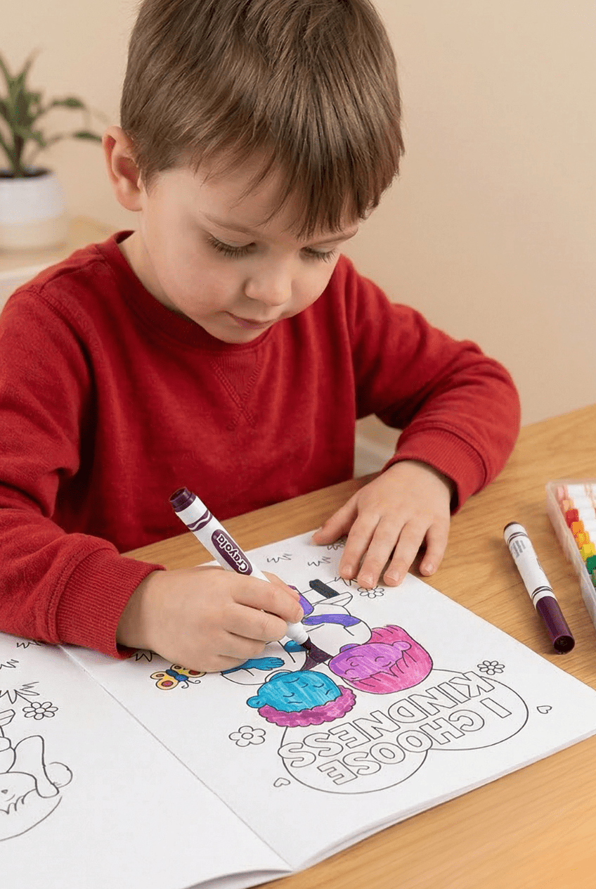 "My Feelings Matter!" Affirmation and Activity Colouring Book for Emotional Awareness - PleaseNotes - 