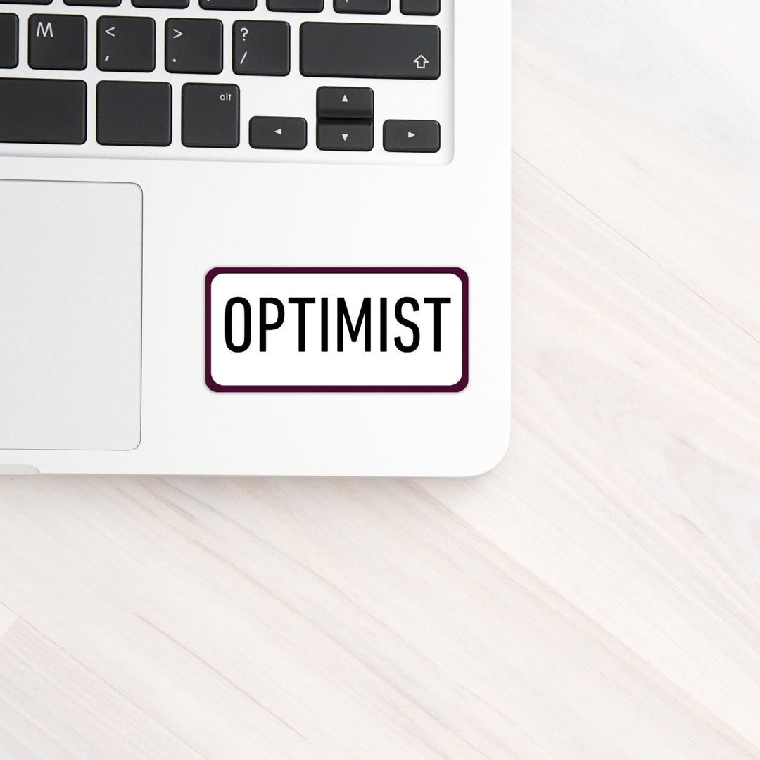 Optimist Sticker - PleaseNotes - Stickers