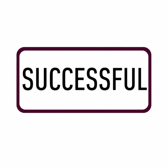 Successful Mindset Vinyl Sticker - PleaseNotes-Stickers