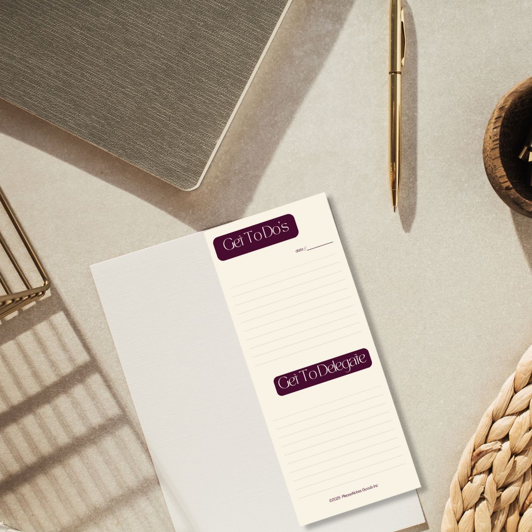 The "Done & Delegated" Notepad - PleaseNotes - Notepads