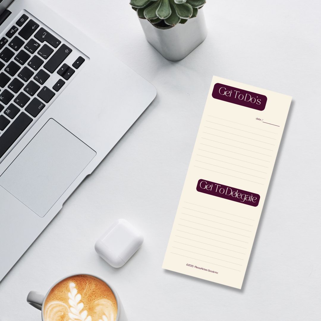 The "Done & Delegated" Notepad - PleaseNotes - Notepads