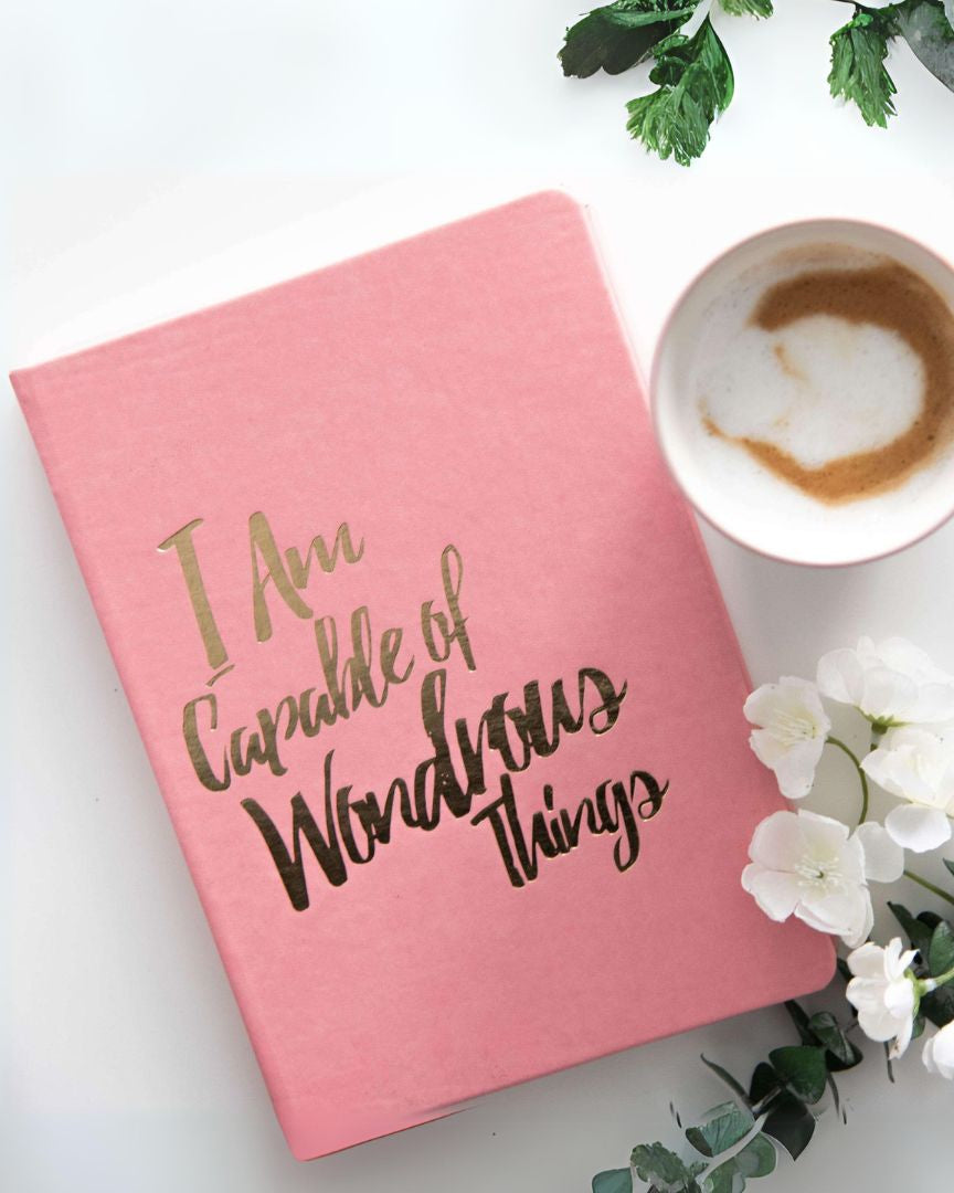 Guided Clarity Journal by PleaseNotes for Building Confidence with reflection workbook and inspirational quotes