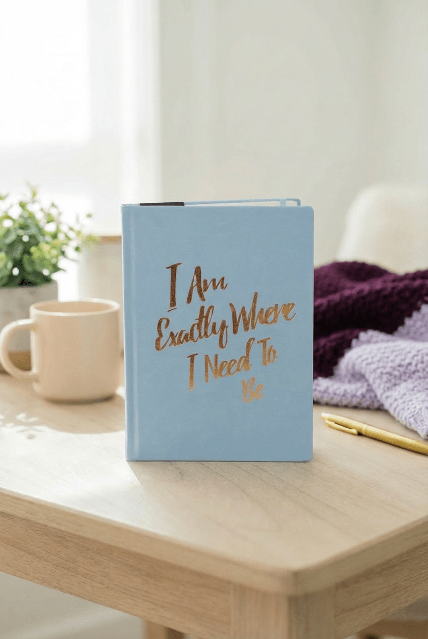 Guided Gratitude Journal by PleaseNotes with prompts, real life exercises and gratitude reflection pages