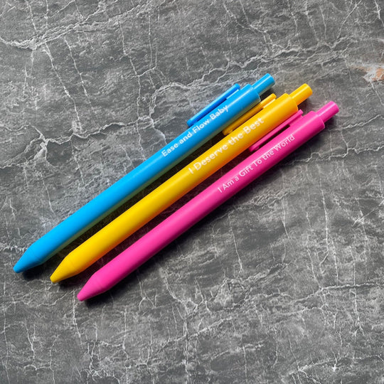 Affirmation Gel Pens - 3 Pack - PleaseNotes-Pen