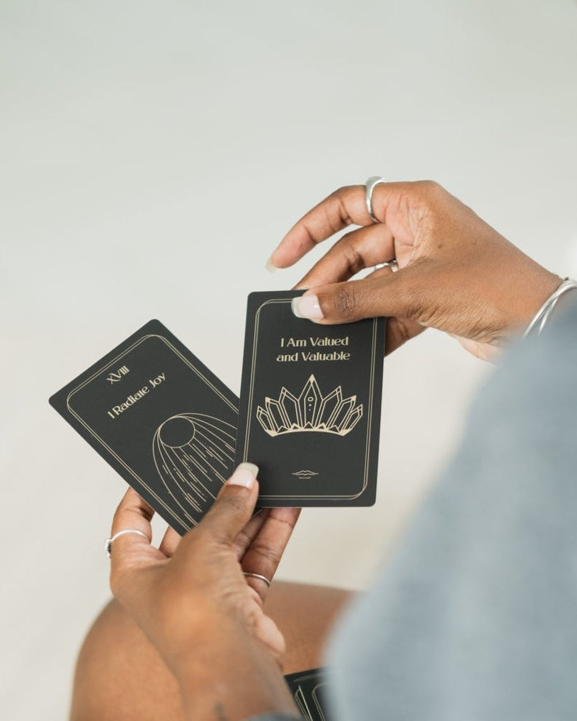 Aligned Guidance Affirmation Cards by PleaseNotes for intuition, journaling, and manifestation practice