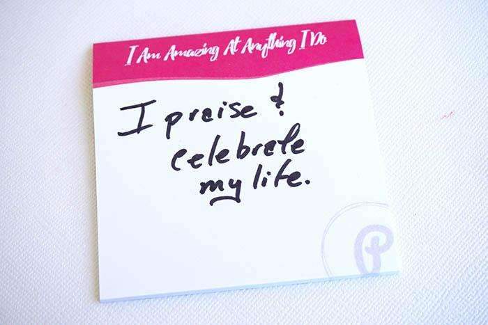 Example Please Note Quote PleaseNotes Affirmation Sticky Notes - 3 Pack